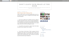 Desktop Screenshot of brainatthedoor.blogspot.com