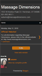 Mobile Screenshot of massagedimensions.blogspot.com