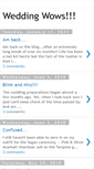 Mobile Screenshot of myweddingwows.blogspot.com