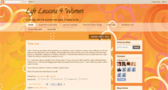 Desktop Screenshot of lifelessons4women.blogspot.com