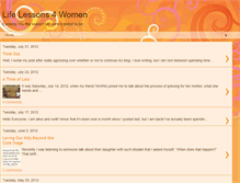 Tablet Screenshot of lifelessons4women.blogspot.com