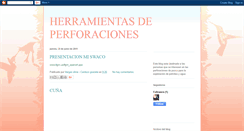 Desktop Screenshot of herramientasperforaciones.blogspot.com