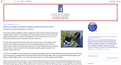 Desktop Screenshot of childcareanswers.blogspot.com