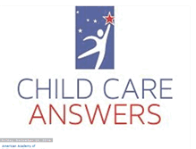 Tablet Screenshot of childcareanswers.blogspot.com