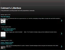 Tablet Screenshot of catmanslitterbox.blogspot.com