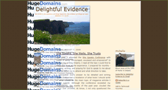 Desktop Screenshot of delightfulevidence.blogspot.com