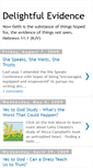 Mobile Screenshot of delightfulevidence.blogspot.com