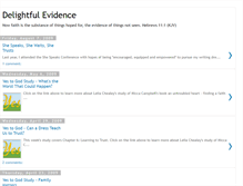 Tablet Screenshot of delightfulevidence.blogspot.com