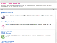 Tablet Screenshot of horseloversmama.blogspot.com