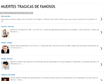 Tablet Screenshot of muertestragicasdefamosos.blogspot.com