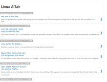 Tablet Screenshot of linuxaffair.blogspot.com