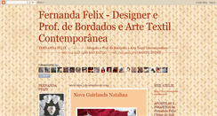 Desktop Screenshot of fernandafelixartesa.blogspot.com