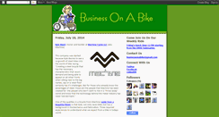 Desktop Screenshot of businessonabike.blogspot.com