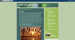 Desktop Screenshot of mamazukesproject365.blogspot.com