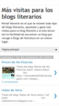 Mobile Screenshot of masvisitasparalosblogsliterarios.blogspot.com