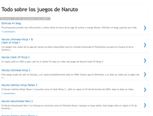 Tablet Screenshot of juegosnaruto.blogspot.com