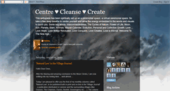 Desktop Screenshot of centrecleansecreate.blogspot.com