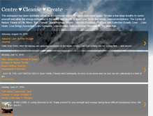 Tablet Screenshot of centrecleansecreate.blogspot.com