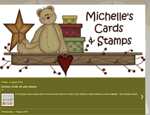 Tablet Screenshot of michellescardsandstamps.blogspot.com