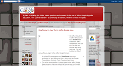 Desktop Screenshot of jeffcogoogleapps.blogspot.com