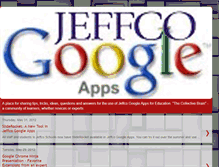 Tablet Screenshot of jeffcogoogleapps.blogspot.com