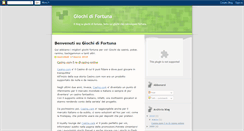 Desktop Screenshot of giochi-di-fortuna.blogspot.com