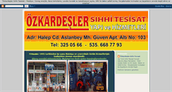 Desktop Screenshot of ozkardesler.blogspot.com