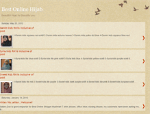 Tablet Screenshot of bestonlinehijab.blogspot.com