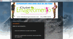 Desktop Screenshot of clubedoemagrecimento.blogspot.com