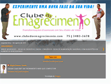 Tablet Screenshot of clubedoemagrecimento.blogspot.com