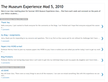 Tablet Screenshot of mod5museumexperience.blogspot.com