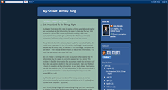 Desktop Screenshot of mystreetmoneyblog.blogspot.com