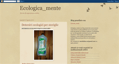 Desktop Screenshot of ecologikamente.blogspot.com