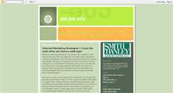 Desktop Screenshot of dmjobinfo.blogspot.com