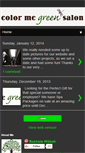 Mobile Screenshot of colormegreensalon.blogspot.com