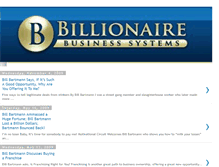 Tablet Screenshot of billbartmannbillionaire.blogspot.com