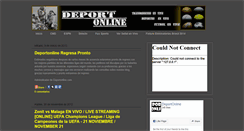 Desktop Screenshot of deportxonline.blogspot.com