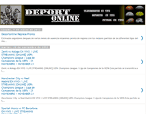 Tablet Screenshot of deportxonline.blogspot.com