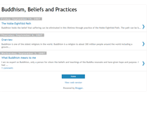 Tablet Screenshot of buddhismbeliefs.blogspot.com