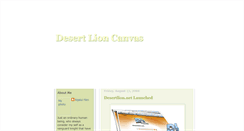 Desktop Screenshot of desert-lion.blogspot.com