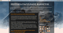 Desktop Screenshot of historiafaculdadebarretos.blogspot.com