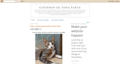 Desktop Screenshot of gatinhosdetodaparte.blogspot.com
