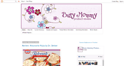 Desktop Screenshot of busymommyproductreview.blogspot.com