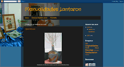 Desktop Screenshot of manualidadeslantaron.blogspot.com