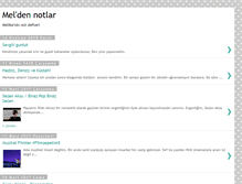 Tablet Screenshot of meldenotlar.blogspot.com