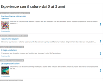 Tablet Screenshot of esperienzeconilcolore.blogspot.com