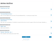 Tablet Screenshot of anime-archive.blogspot.com