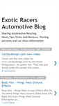 Mobile Screenshot of exoticracersblog.blogspot.com