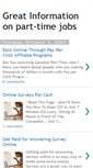 Mobile Screenshot of part-time-jobs.blogspot.com