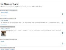 Tablet Screenshot of nostrangerland.blogspot.com